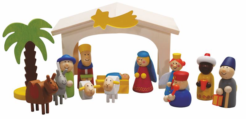 Weihnachtskrippe 16 Teile